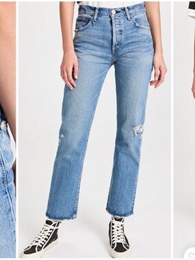 Moussy Loews straight selvedge jeans